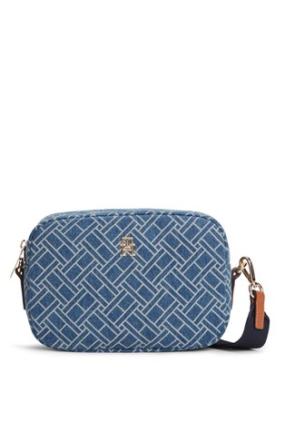 Flag Denim Crossbody Bag