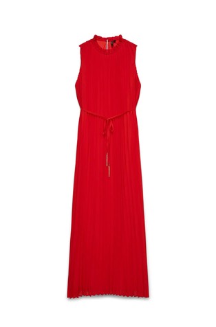 VMHARPER duga plisirana haljina