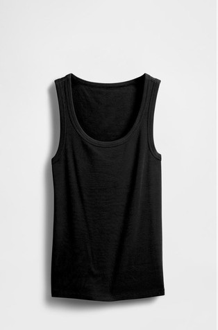 Rib Scoop Tank Top