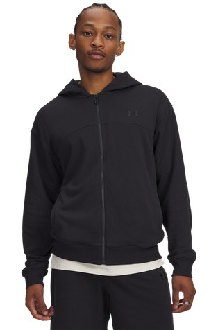 UA Rival Cotton-blend Hooded Full Zip