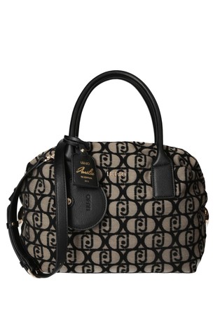 Žakard torbica s uzorkom monograma