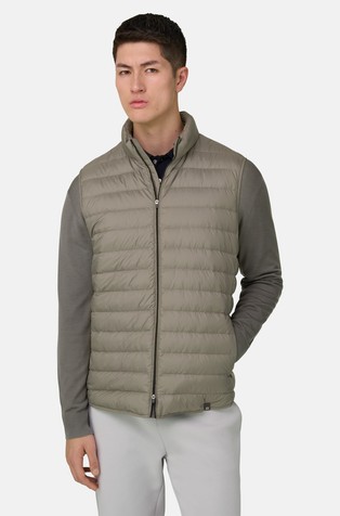 Prošiven prsluk od reciklirane tkanine punjen paperjem