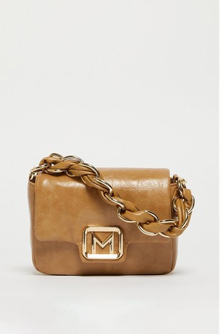 Small faux-leather bag