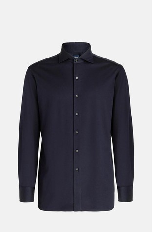 Regular fit košulja od pamučne jersey tkanine