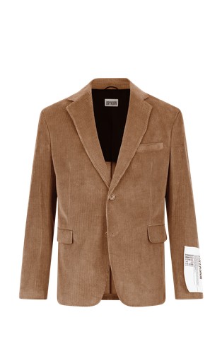 Baršunast sako s jednorednim kopčanjem