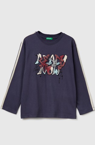 Majica dugih rukava s otisnutim grafitima