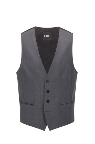 Slim fit prsluk od djevičanske vune