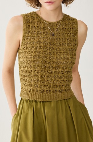 Teksturirano pleten top