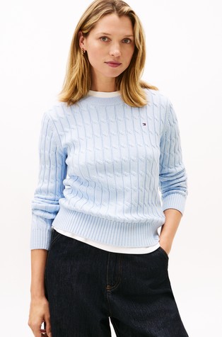 Cable Knit Cotton Jumper