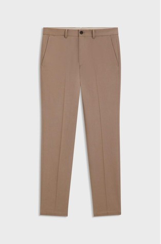 Slim fit hlače od mješavine pamuka s kašmirom