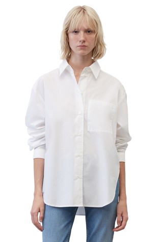 Boyfriend fit cotton shirt