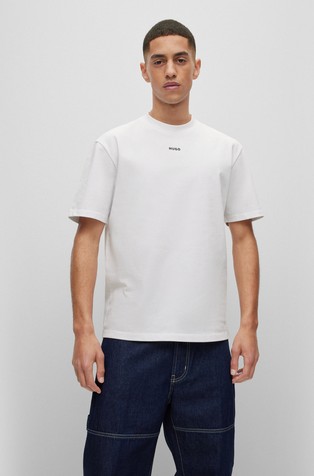 Relaxed fit pamučna logo majica kratkih rukava