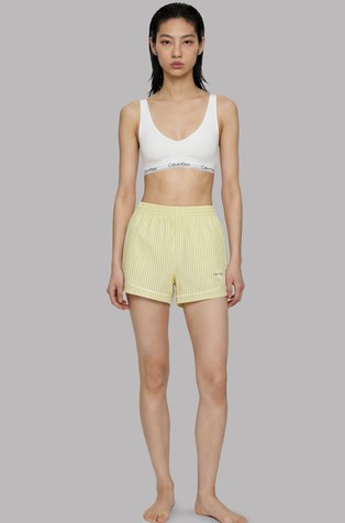 Prugast donji dio pidžame od pamučnog popelina