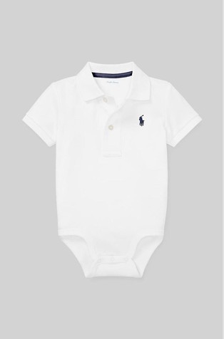 Pamučni bodi s polo ovratnikom