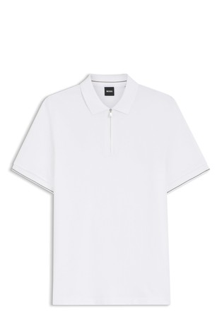 Regular fit polo majica s djelomičnim kopčanjem