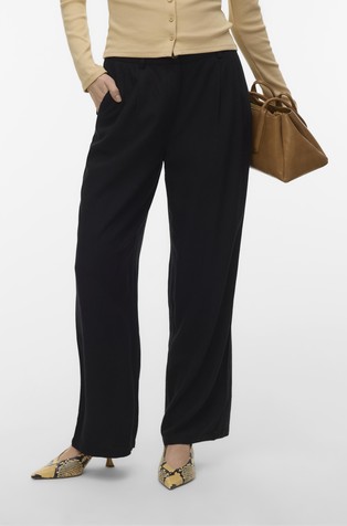 VMMYMILO Viscose and linen blend trousers