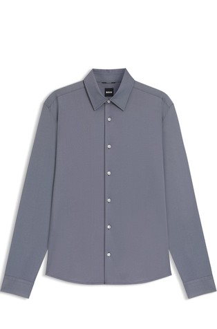 Regular fit košulja od rastezljive Oxford jersey tkanine