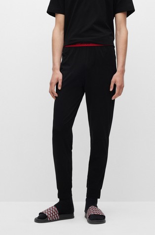 Pamučni donji dio pidžame s logo obrubom