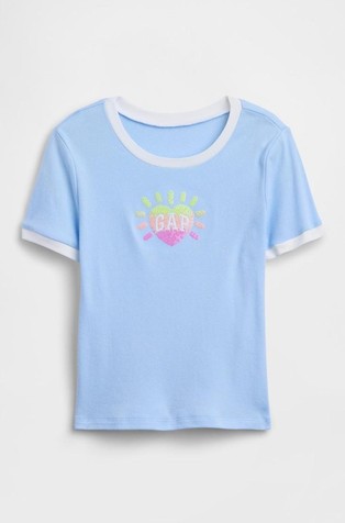 Majica kratkih rukava s printom za djevojčice