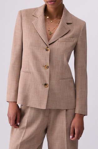 Viscose blend blazer
