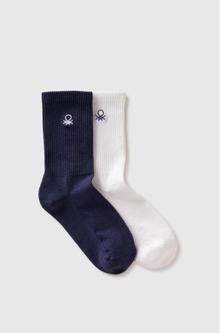 Two pairs of logo socks