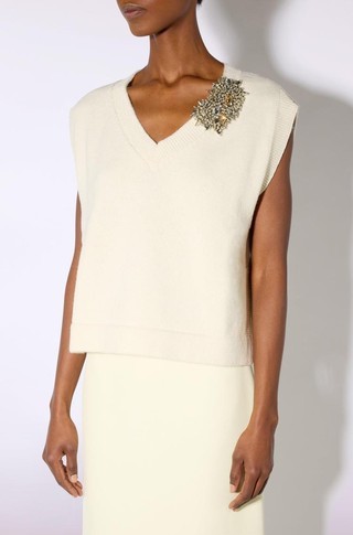 Cashmere blend waistcoat