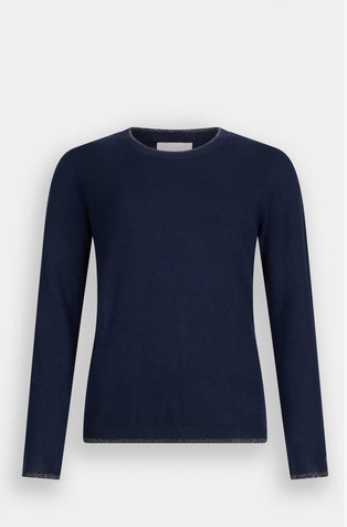 Pleten pulover s lurex® detaljima