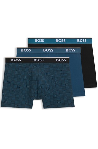 Paket od 3 para pamučnih bokserica s logo obrubom