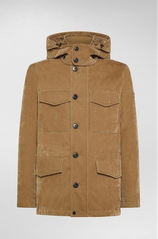 Baršunasta jakna s kapuljačom