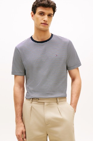 Striped cotton T-shirt