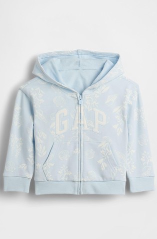 Gap Logo hoodie s uzorkom za djecu djevojčice