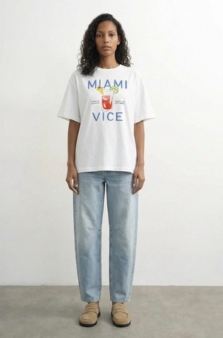 TSPREMIUM pamučna majica s otiskom sprijeda ili straga