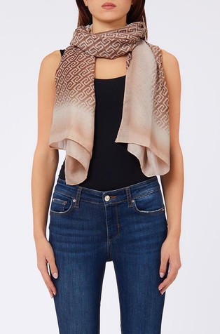 Monogram scarf