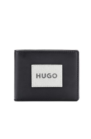 Kožni novčanik s logo našivkom