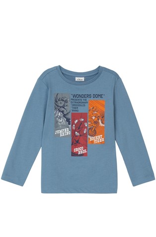 Pamučna majica dugih rukava s otiskom