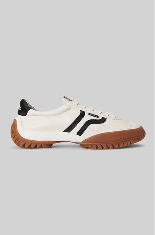 Treaded Leather Low-top Sneaker