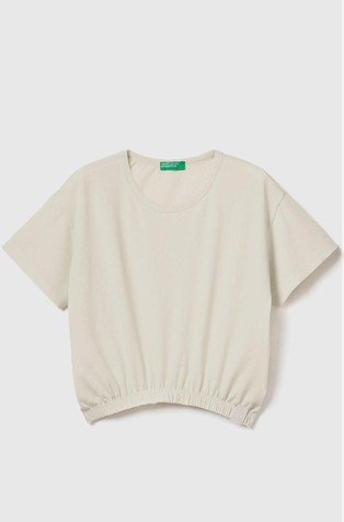 Boxy fit majica s elastičnim rubom