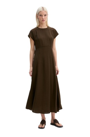 Duga haljina od mješavine viskoze