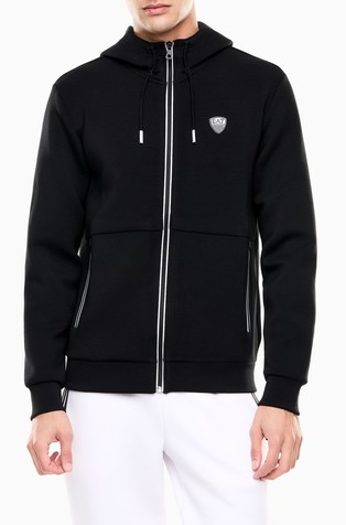 Premium Shield full-zip hoodie in viscose blend