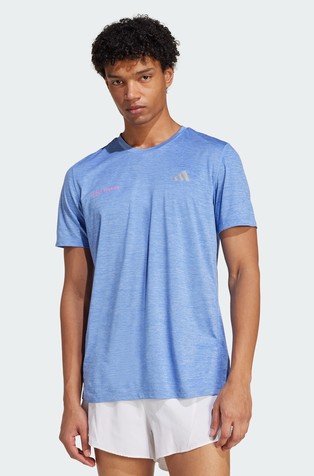 Own The Run majica za trčanje s meliranim uzorkom