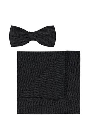 Komplet leptir mašne i džepne maramice