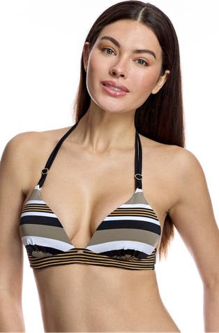 Gornji dio kupaćeg kostima s prugastim uzorkom