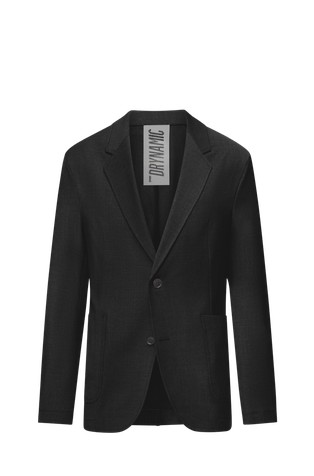 Sako od mješavine vune s jednorednim kopčanjem