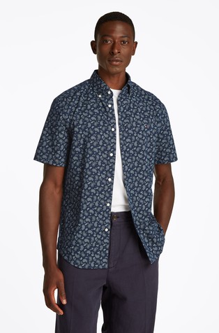 Regular fit Paisley-print Short-sleeved Shirt
