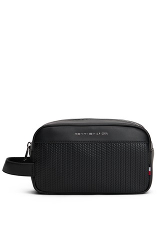 Metal Logo toaletna torbica s prepletenim umetkom