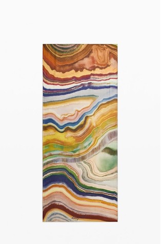 Viscose patterned foulard