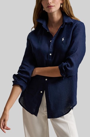 Classic fit lanena košulja