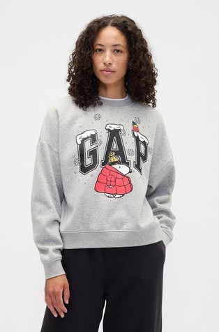 Oversized Snoopy Logo Sweatshirt