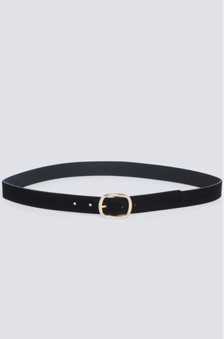 Oval buckle belt