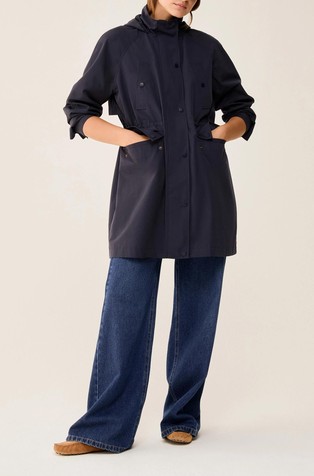 Vodoodbojna parka s kapuljačom